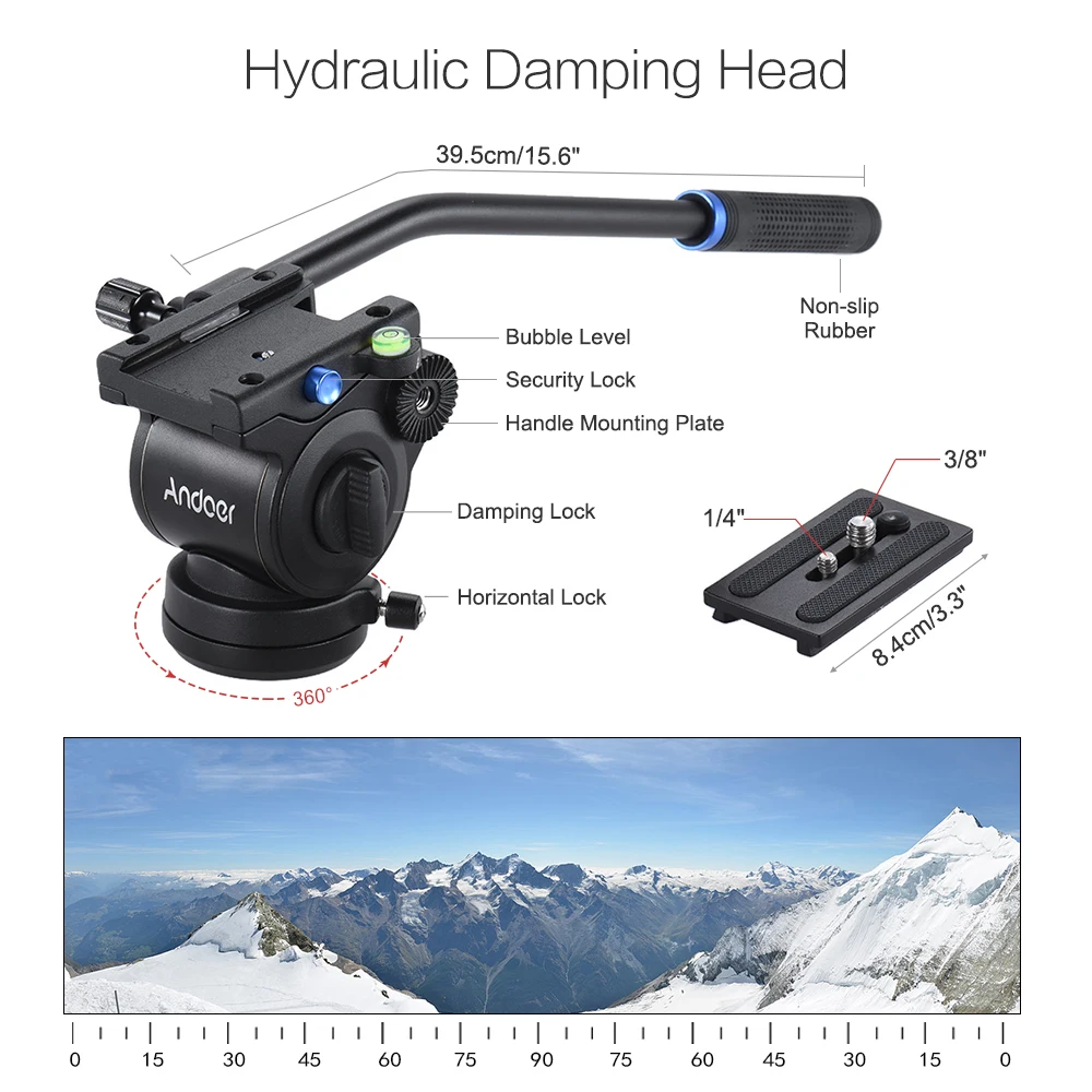 Andoer 172 см/67 7 &quotПрофессиональный штатив для камеры монопод Unipod Stand w/жидкость