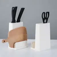 

Multifunctional Knife Rack Cutting Board Rack Kitchen Knife Storage Rack Cutting Board Insert Knife Rack Shelf Kitchen Tools