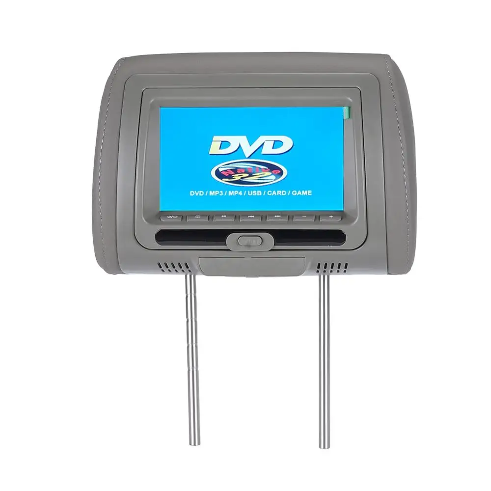 7 дюймов HD ЖК дисплей Экран дисплея монитор подголовника автомобиля DVD видео