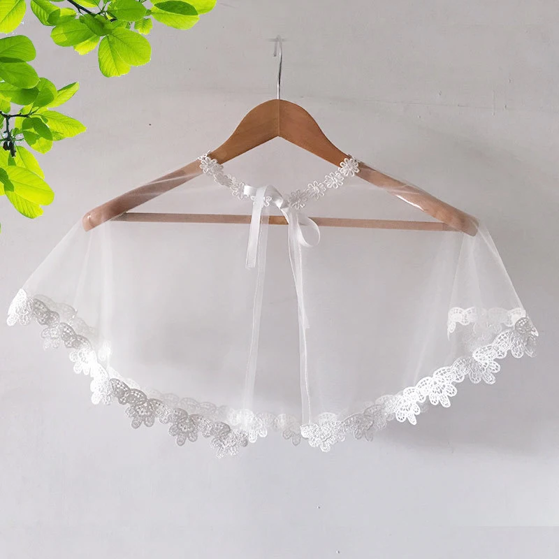 Свадебные белые шали свадебное платье кружевная Женская шаль с цветами