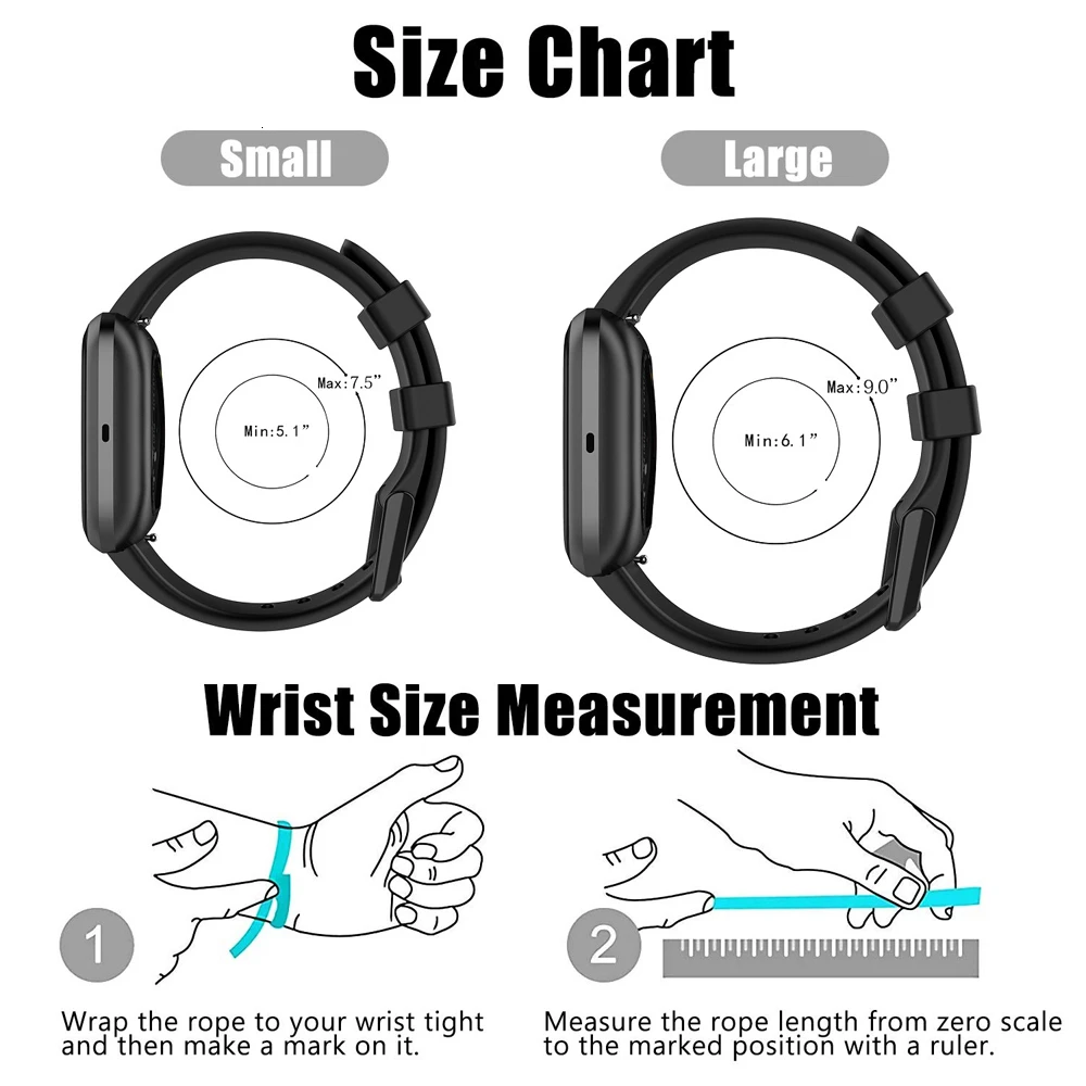 

Silicone Watch Band For FItbit Versa 2 Soft Sport Wristband Replacement Bracelet Strap For Fitbit Versa Lite Accessory