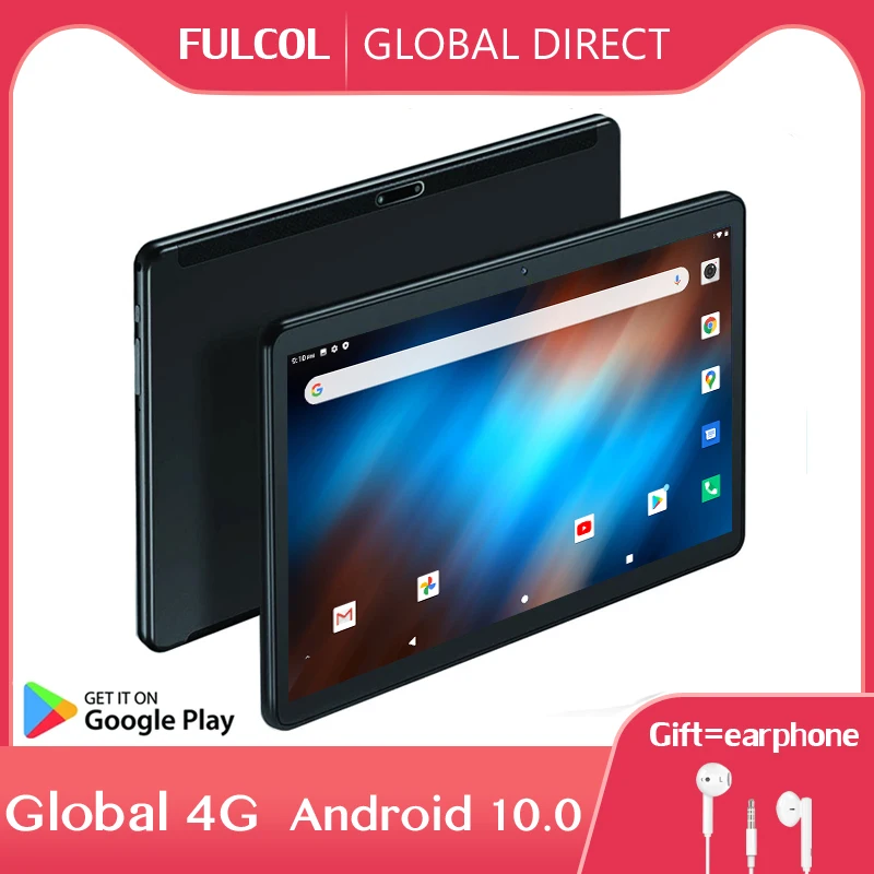

Новинка, 10 дюймов Android 10,0 планшетный ПК IPS HD Экран Мульти-сенсорный экран Octa Core 6 ГБ ОЗУ + 32 Гб двойной Камера Bluetooth WiFi GPS 10,1 "Планшеты
