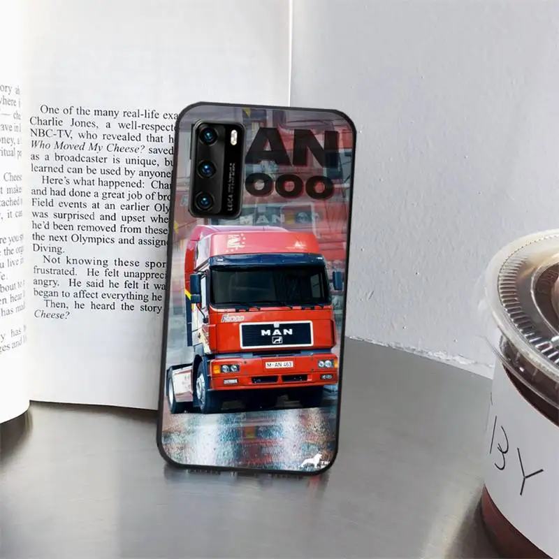 

Man trucks logo Phone Case for huawei P40 pro lite P8 P9 P10 P20 P30 psmart 2019 2017 2018