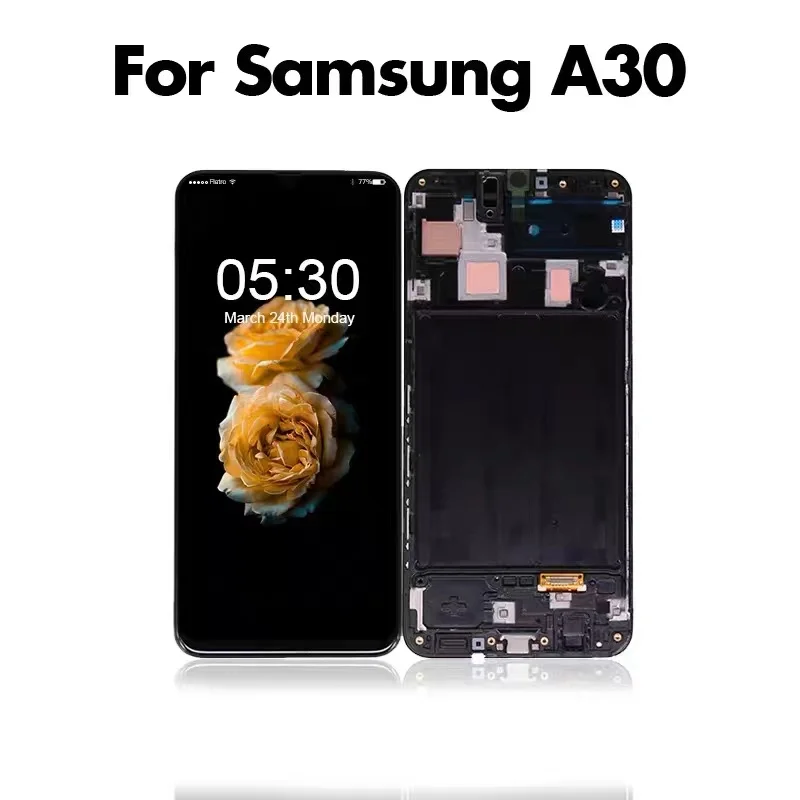 Сенсорный экран для Samsung Galaxy A30 SM-A305F A305FN A305G дигитайзер ЖК-датчик в сборе Замена
