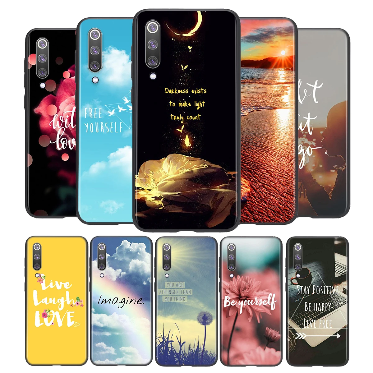 

Let Go To The Sea For Xiaomi Mi 11i 11 10T 10i 9T 9 Note 10 Ultra Lite Pro 5G SE Black Phone Case Soft TPU Funda Capa