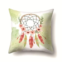 dreamcatcher polyester cushion cover fantastic pattern decorative pillowcase home decor for living room sofa couch bed 45x45cm