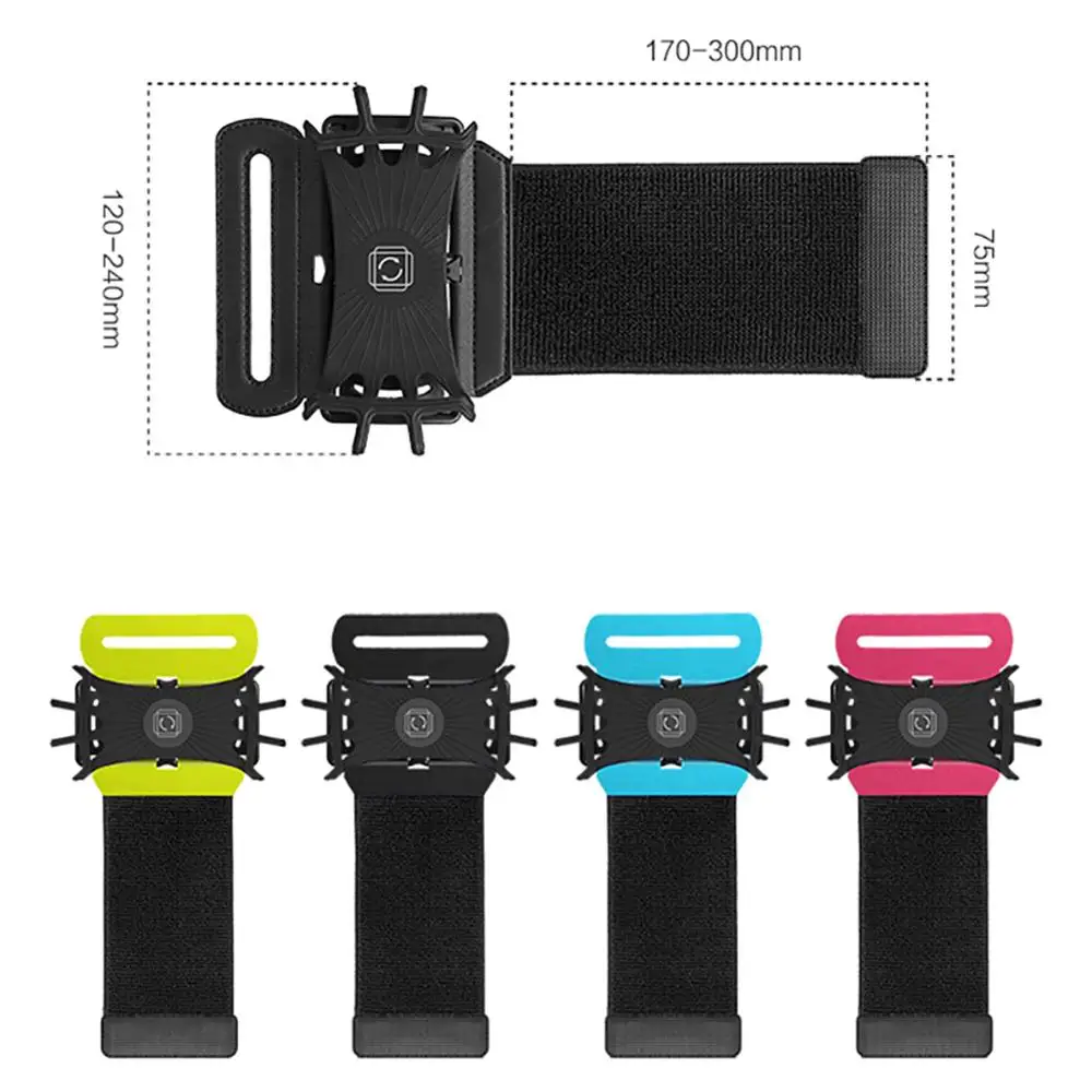 Поворотная сумка для бега мужчин и женщин повязки на руку сенсорного экрана