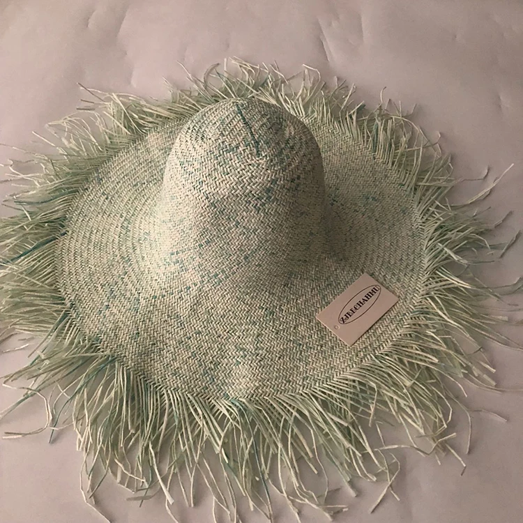 ZJBECHAHMU повседневные однотонные винтажные соломенные шляпы для женщин летние