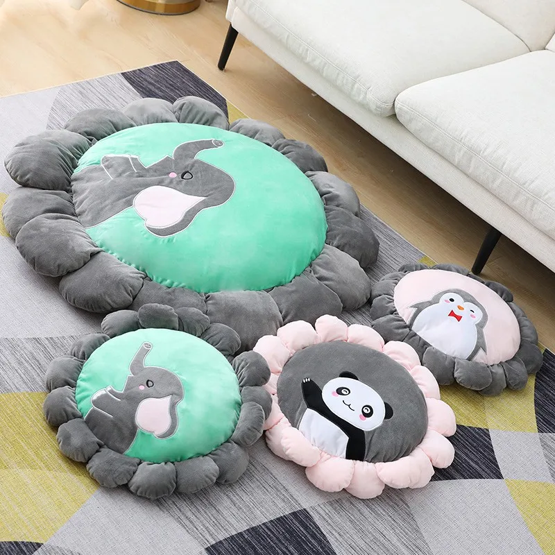 

Sun Flower Animals Plush Toy Soft Stuffed Doll Cushion Floor Mat Home Room Car Shop Restaurant Decor Girlfriends Birthday Gift