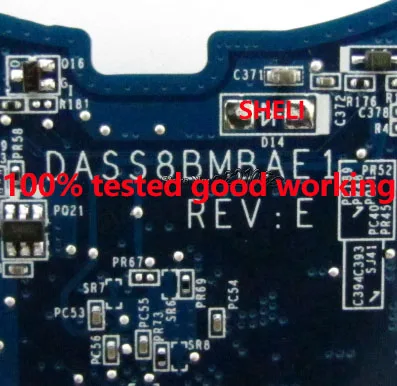 SHELI для Dell 15z L511z телефон ПК системная плата с Φ DASS8BMBAE1 материнская ноутбуков 5RPKT |