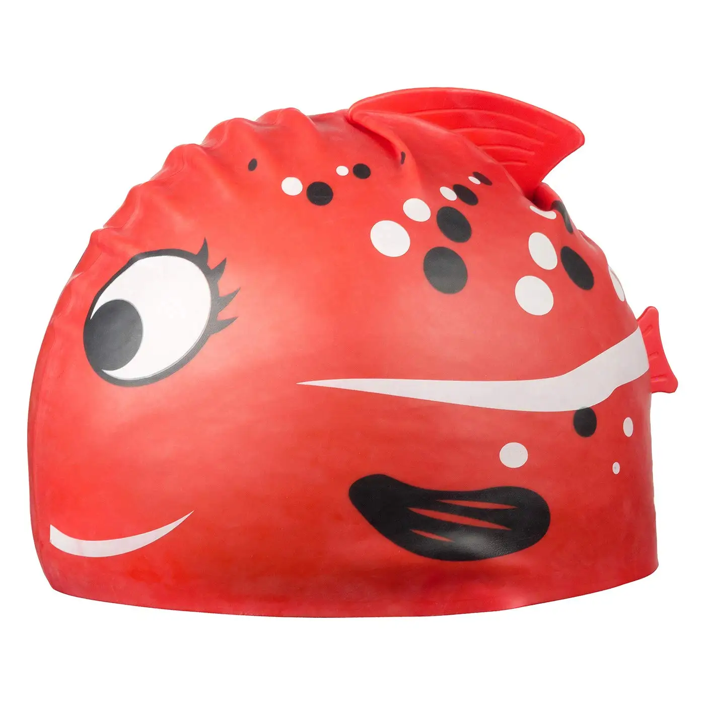 Шапка для плавания с мультяшными рыбками и акулами Силиконовая