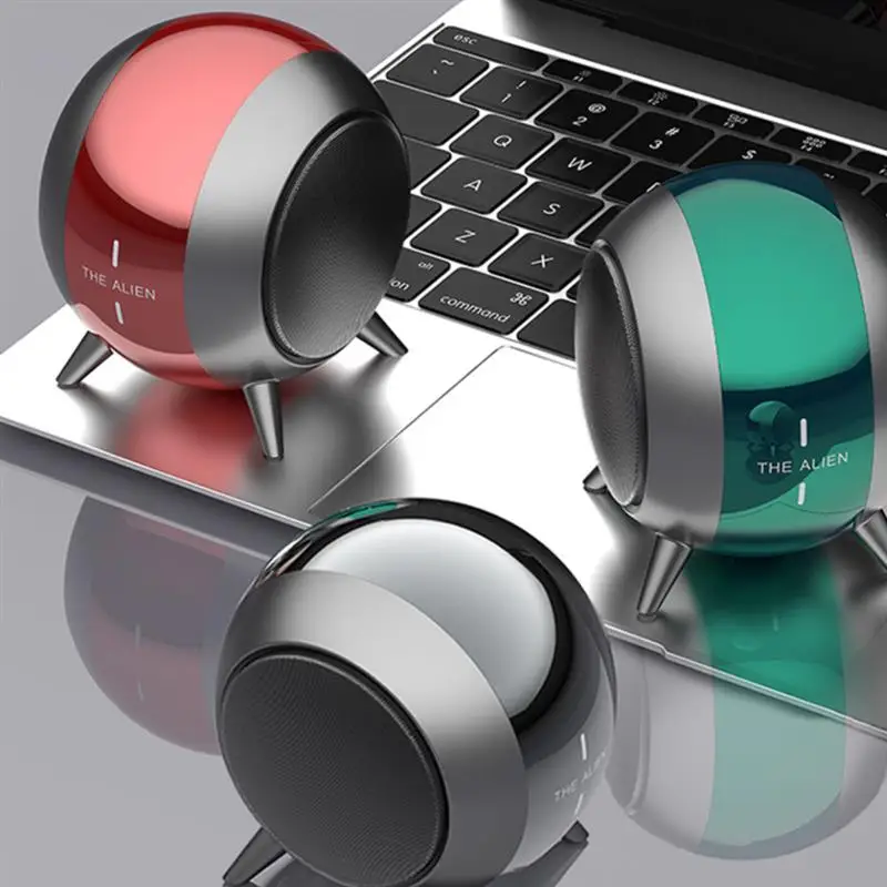 

MiniSpeaker Wireless Bluetooth 5.0 Audio Home Outdoor Portable Metal Stereo Sound Radio with Case Bass Radiator Outdoors Home