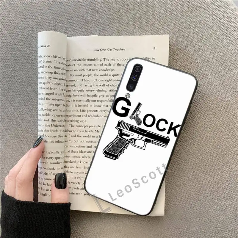 

Glock Handgun Phone Case For Samsung A40 A31 A50 A51 A71 A20E A20S S8 S9 S10 S20 Plus note 20 ultra