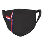 Маска для лица, многоразовая, с флагом Хорватии, Пылезащитная