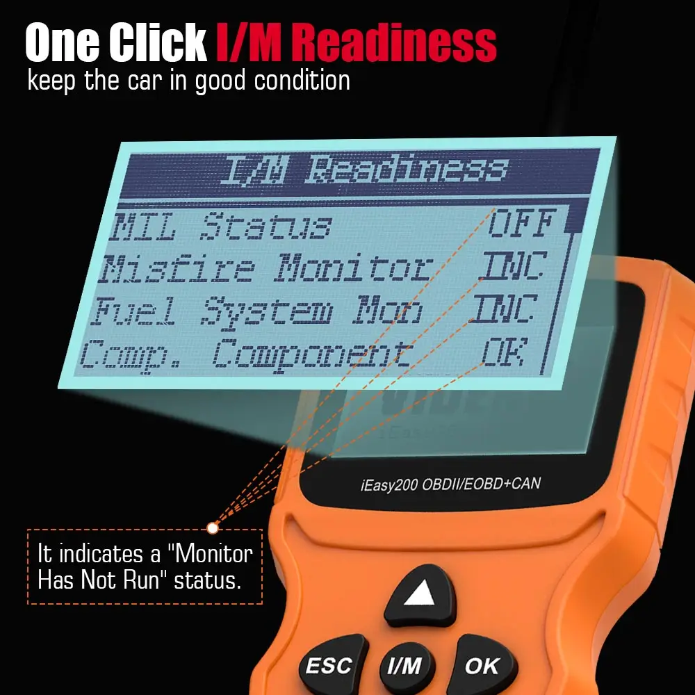 Считыватель кодов VIDENT iEasy200 OBDII/EOBD сканер двигателя OBDII автоматический OBD2 PK ELM327 |