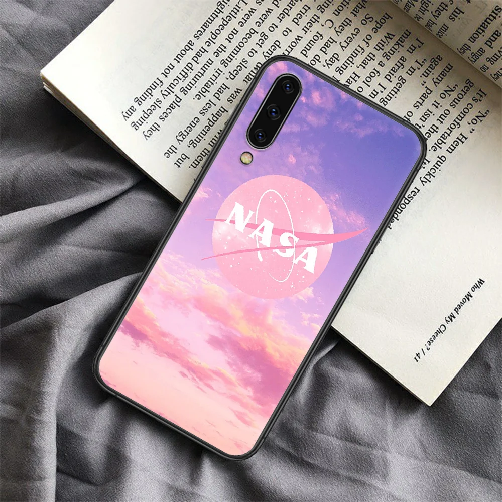 

Aerospace Nasas Phone Case For Samsung Galaxy A 3 5 7 8 10 20 20E 21S 30 30S 40 50 51 70 71 black Back Trend Funda Silicone