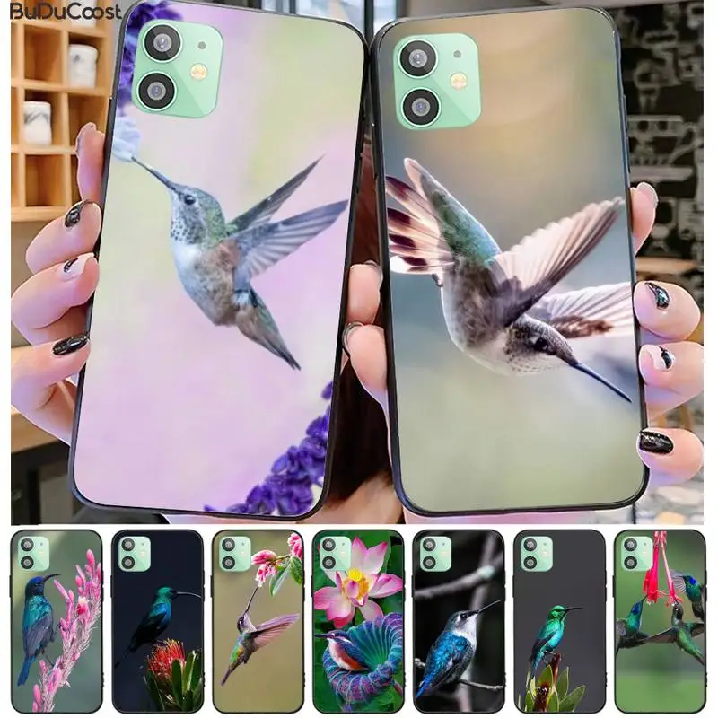 

Hrmes Beautiful Animal Bird Kingfisher Phone Case for iphone 11 Pro11 Pro Max X XS XR XS MAX 8plus 7 6splus 5s se 7plus case