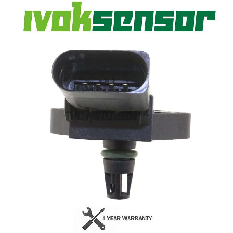 Карта Датчик абсолютного давления впускного воздуха для Audi A8 Q7 TT 2.0L 2.5L 3.0L 0281002977