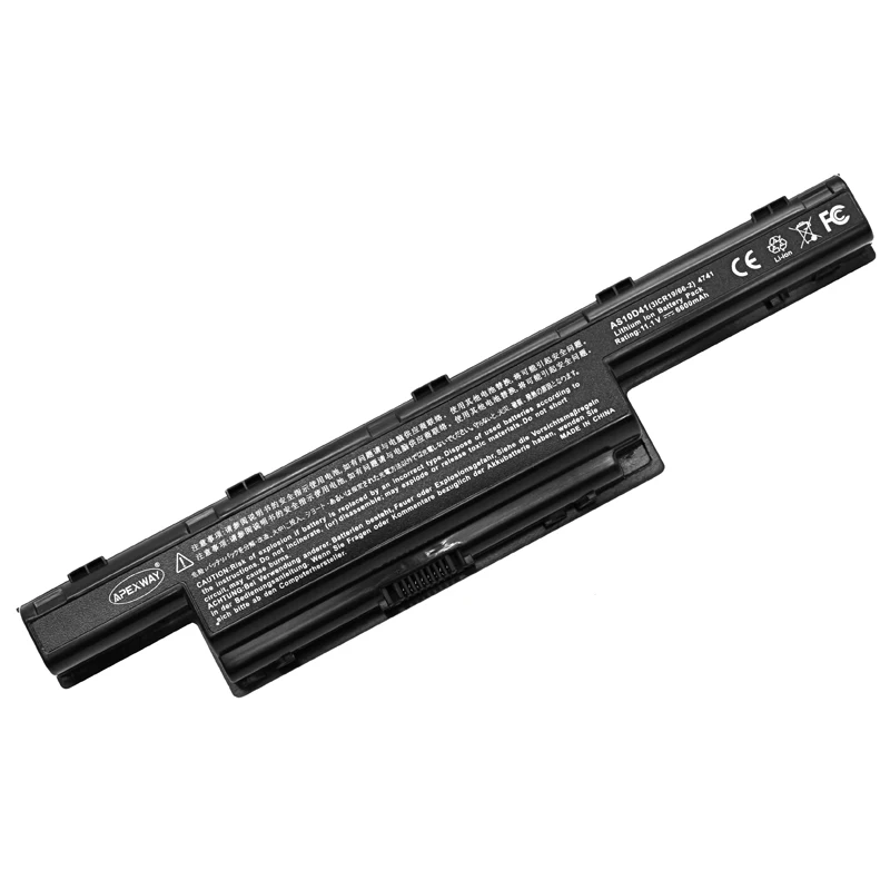 11 1 v ноутбук Батарея для acer Aspire AS10D81 5750G 571G 5551G 5560 5733Z 5742G AS10D31 AS10D41 AS10D61 AS10D75 AS10D3E E1-431 | - Фото №1