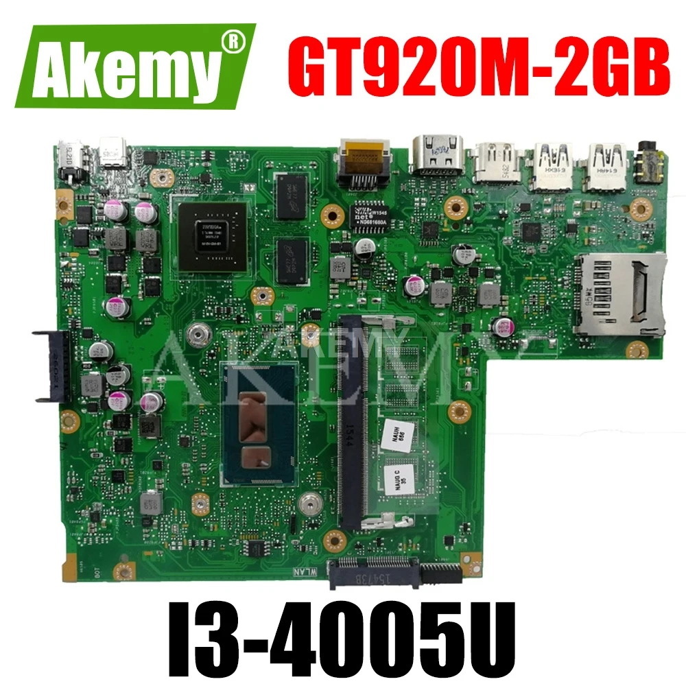 Akemy X540LJ материнская плата для ноутбука For Asus VivoBook X540L R540L F540L A540L оригинальная без RAM