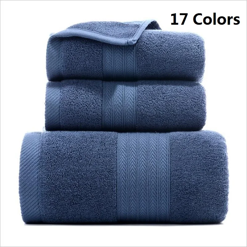 22 styles cotton bath towel set soft hotel cotton bath towels for adults absorbent terry luxury bathroom shower towels sets free global shipping