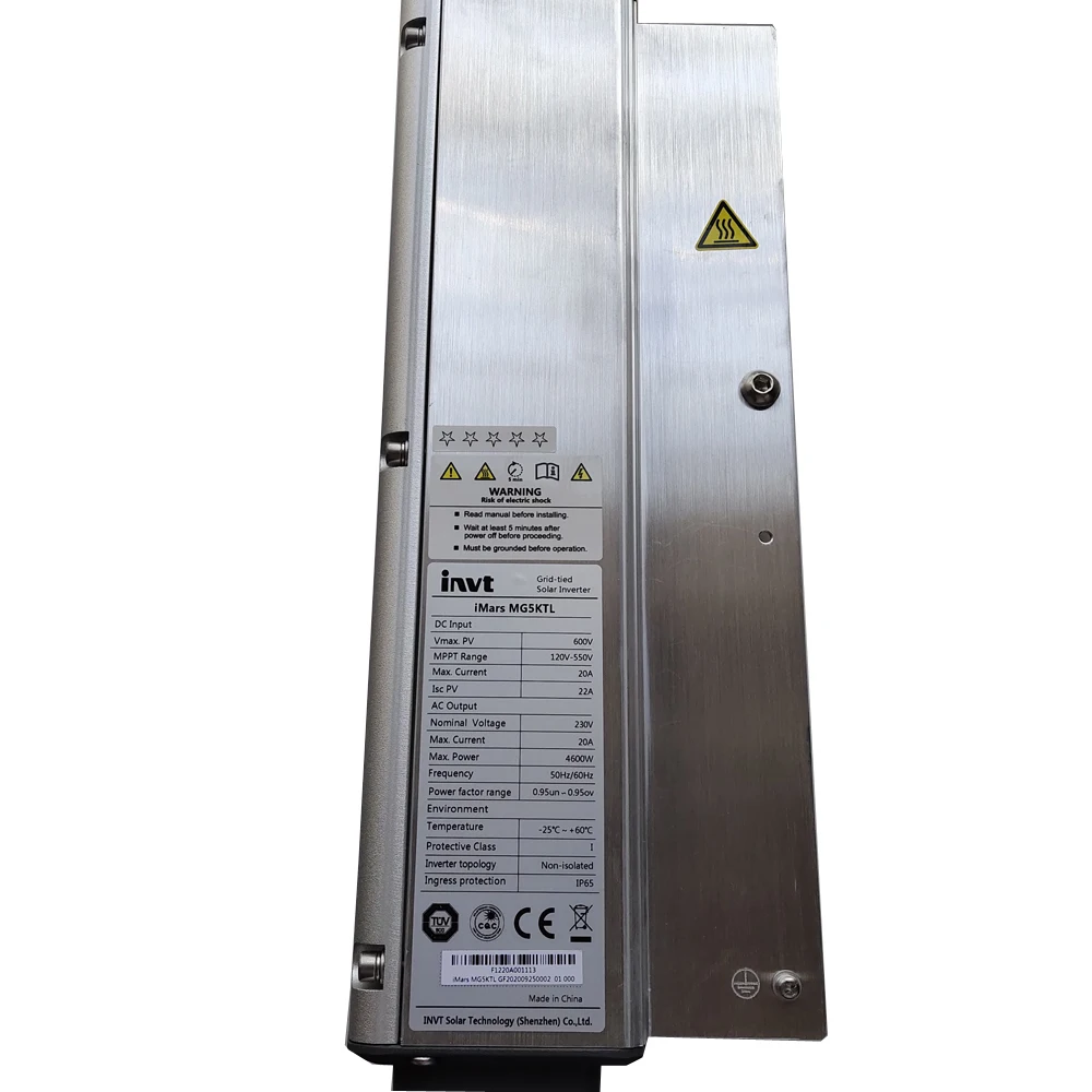 Солнечный Grid-Tie инвертор 5000W с Wi-Fi DC120-550V до AC230V IP65 защита от проникновения двойной