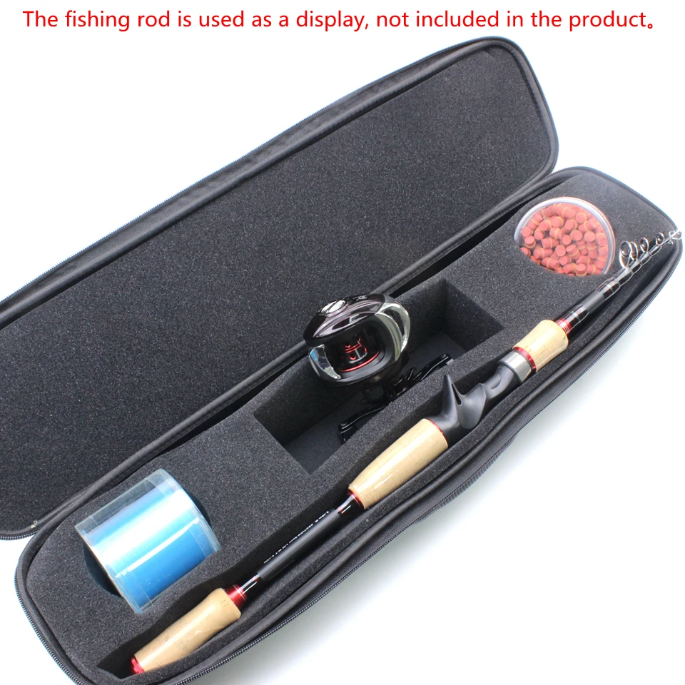 Сумка для рыболовных снастей с двойной молнией 60 см | Спорт и развлечения