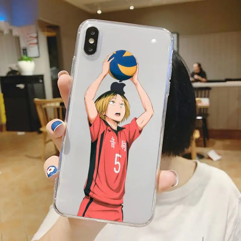 

Kenma Kozume of Haikyuu Phone Case Transparent soft For iphone 5 5s 5c se 6 6s 7 8 11 12 plus mini x xs xr pro max