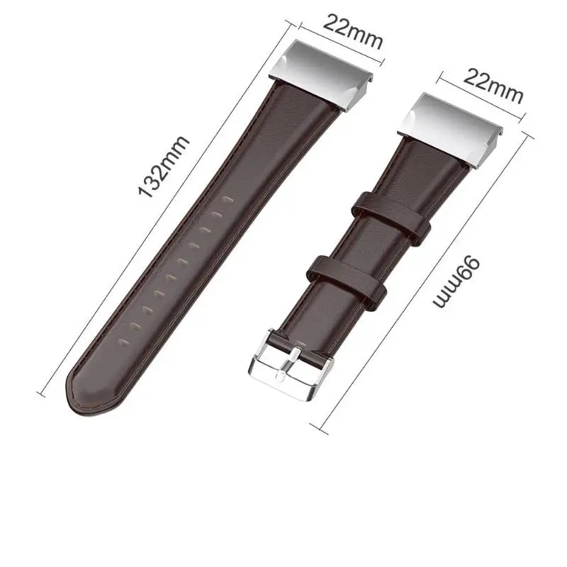 

Oil Wax Cowhide 22mm Replacement Watchband Watch Strap Wrist Bracelet with Pin Buckle for Garmin Fenix 6 5 Plus 5 Forerunner 945