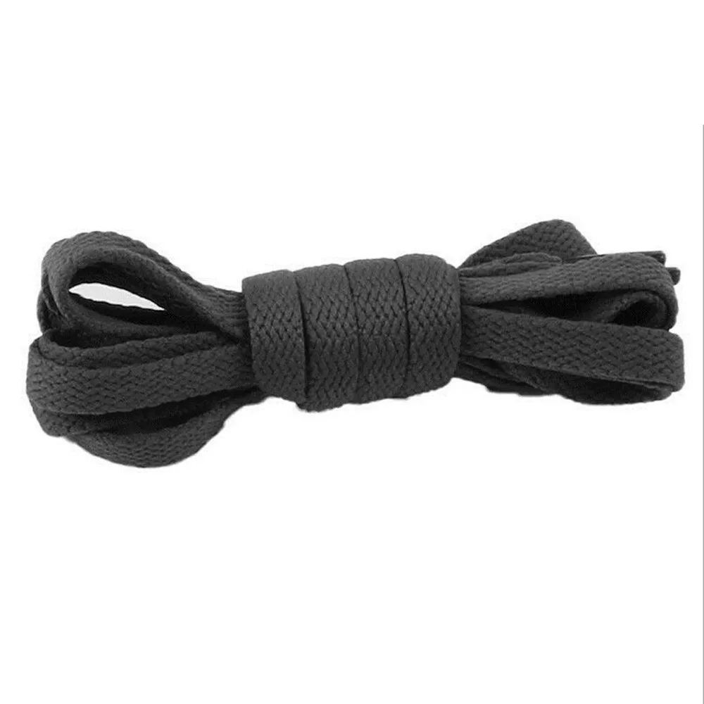 Dark Gray Canvas shoes replacement laces 19 candy color replacement sports shoes casual shoes Spare lace shoe accessory Заменить шнурки - Цвет: Dark Gray