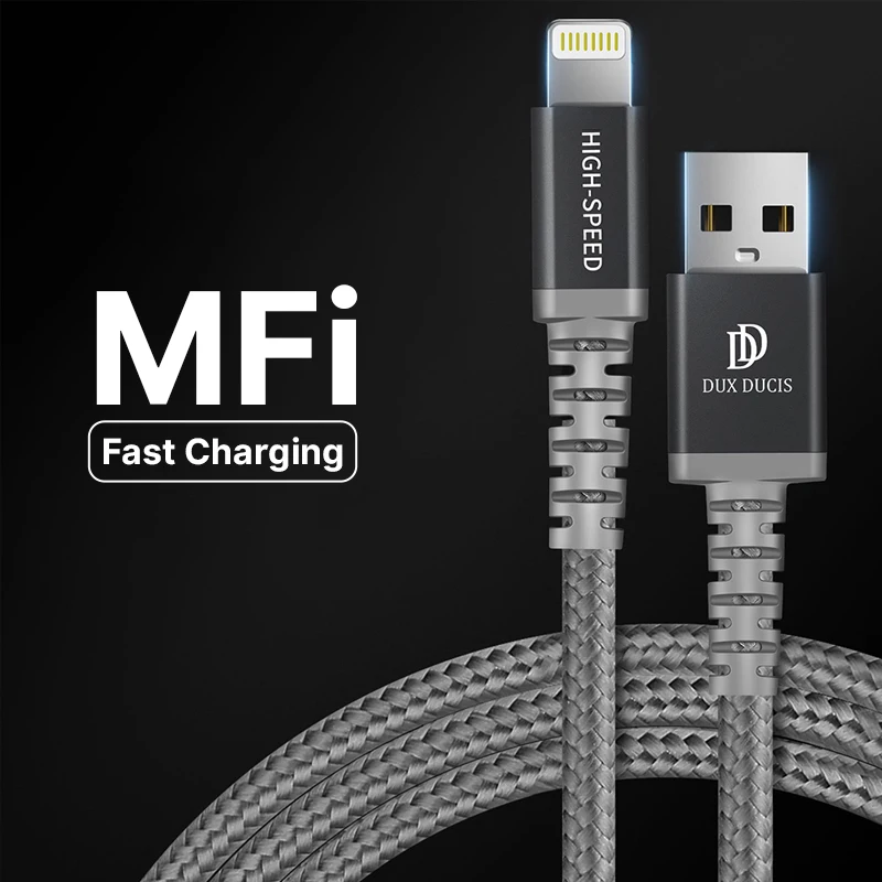

for iPhone 12 11 X XR PRO Max iPad Lightning Cable MFi Fast Charging Type C USB C to Lightning Cable MFI Data Line