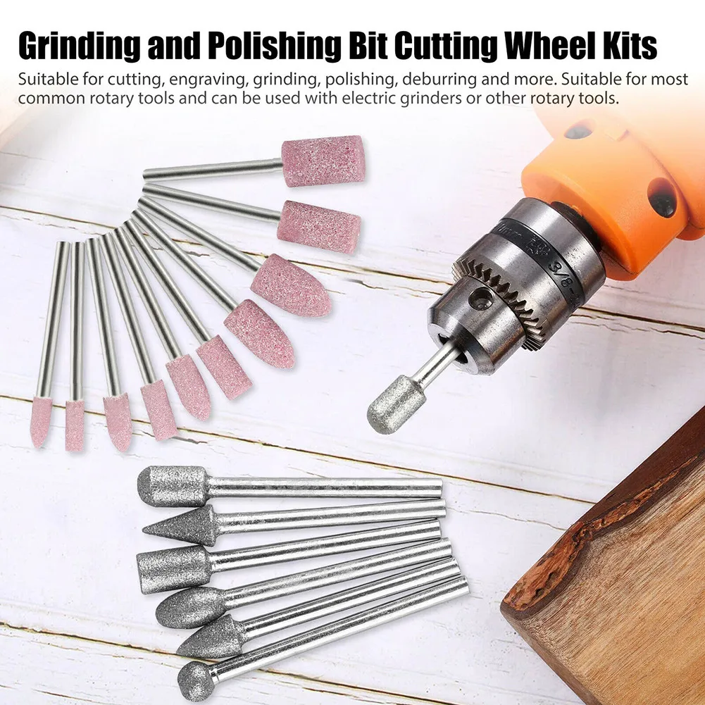 

42pcs Diamond Grinding Wheel Cutting Carving Bit Set Stone Tile Glass Circular Cutting Disc For Dremel. Accessories Rotary Tool