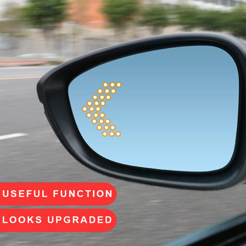 Автомобильный светодиодный боковое зеркало комплект линз стекло заднего вида