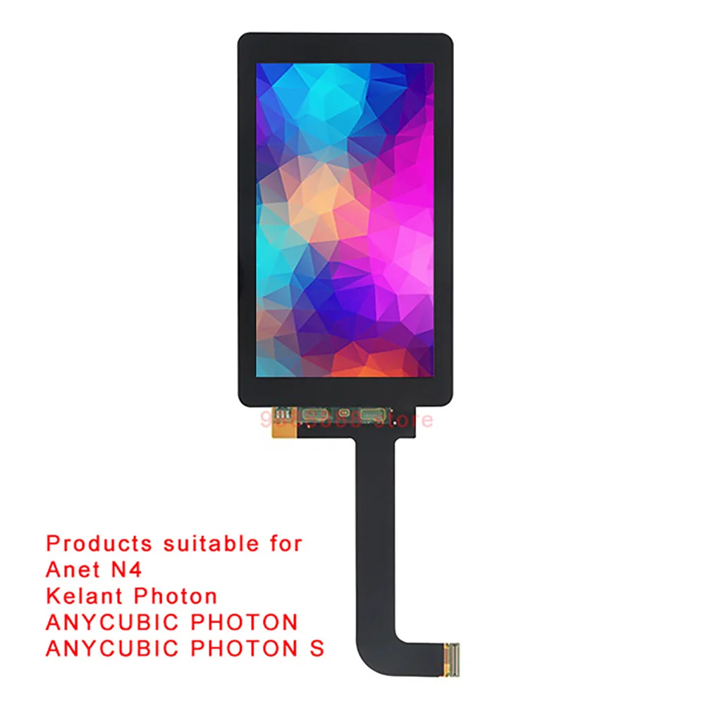 Suitable For 3D Prtiner Anet-N4 Kelant-Photon ANYCUBIC-Photon ANYCUBIC-Photon-S LS055R1SX03 5.5" inch Kit Light Curing LCD Part