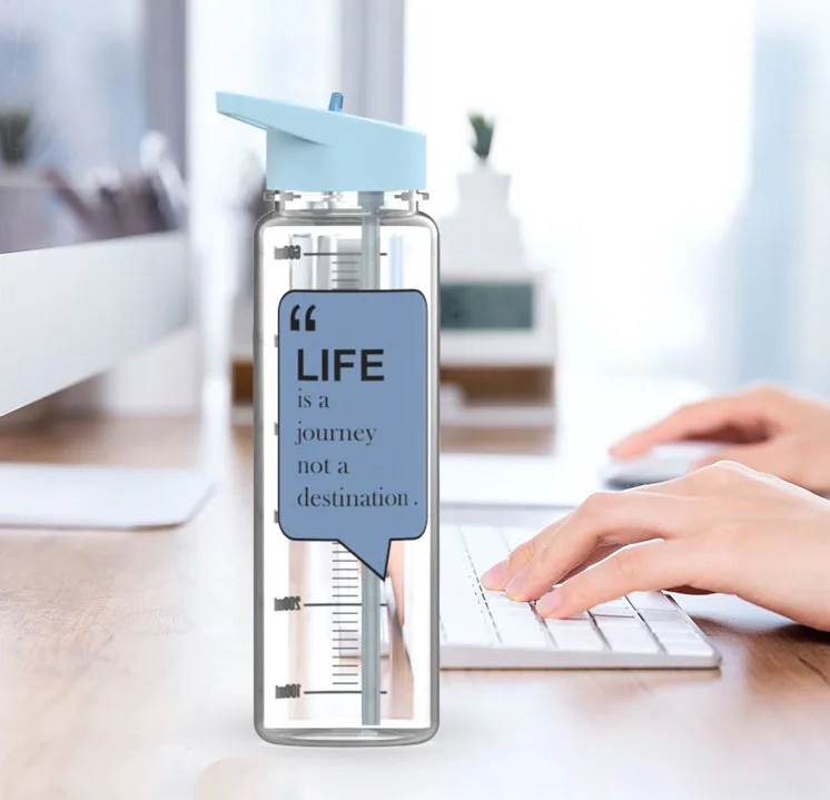 Тритан бутылка для напитков Спортивная воды протеиновый шейкер наружная