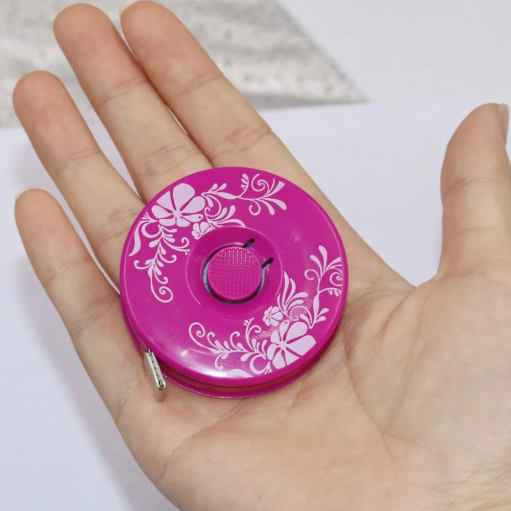 

Body Measuring Ruler Retractable Tape Measure Sewing Tailor Fabric Soft Rulers Printed Pattern Sewing Tools 150cm/60inch