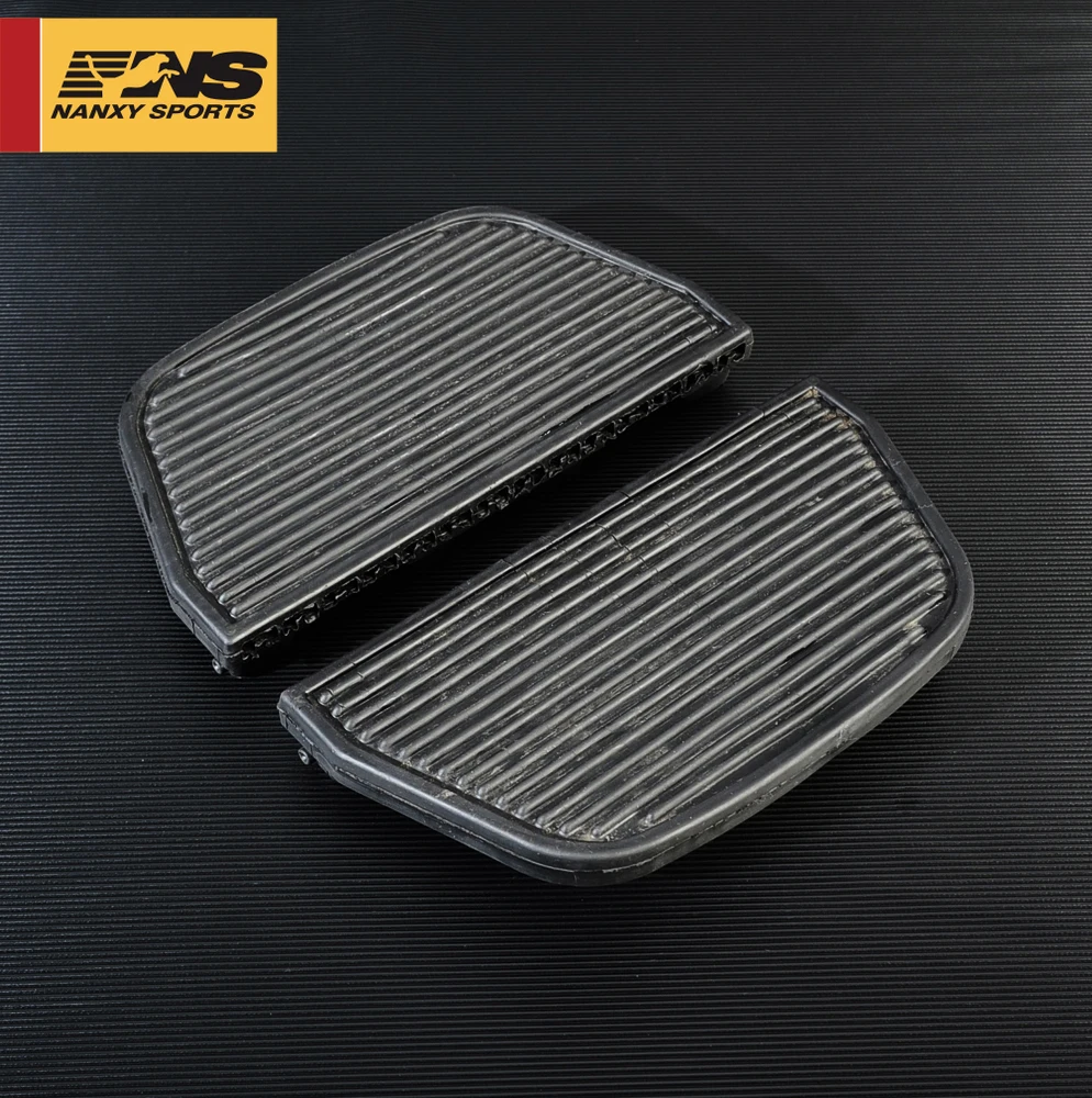 Черная задняя резиновая подставка для пассажира напольные подножки коврик Чехол