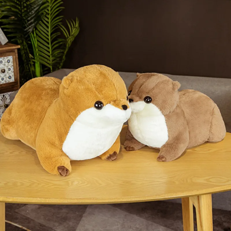 

50/65CM Realistic Wild Animal Otter Plush Toys Soft Stuffed Sloth Pillow Christmas Room Decor Gift for Kids
