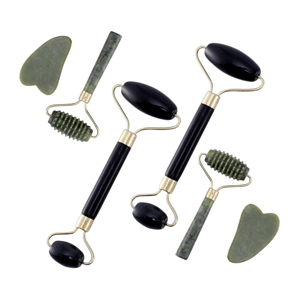 

6 шт./набор, нефритовый массажер для лица