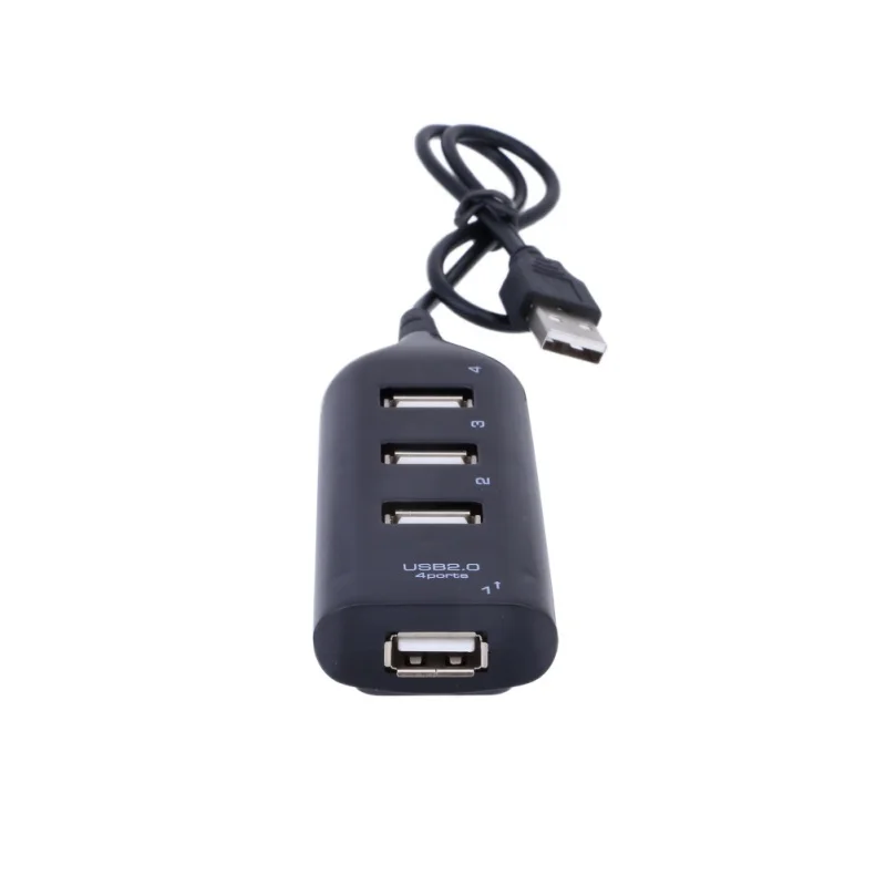 4 порта usb-хаб 2 0 сплиттер адаптер для ноутбука приемник высокоскоростной USB