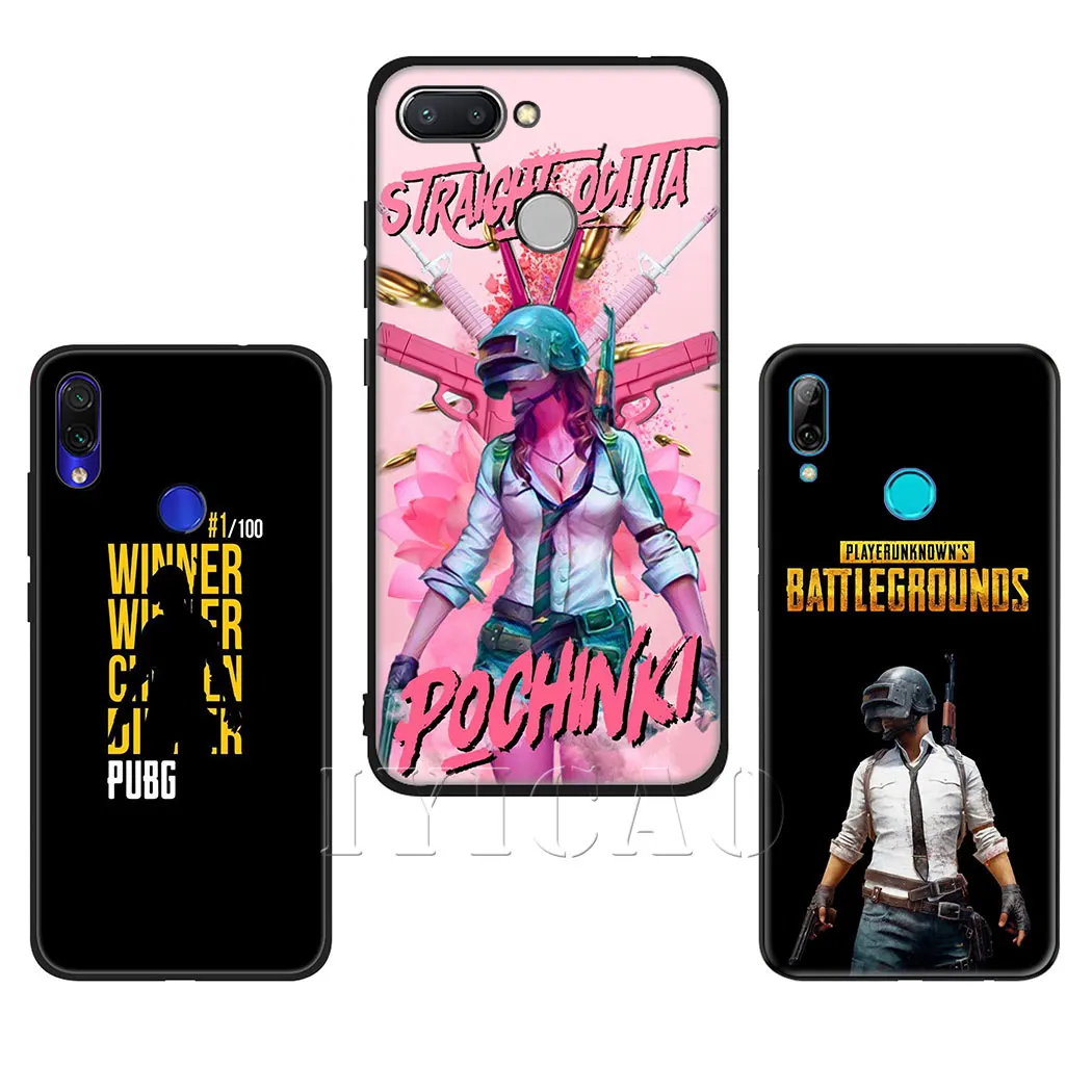 Крутой Мягкий силиконовый чехол PUBG для Xiaomi Redmi Note 5 6 7 8 Pro 4X 5A Prime из ТПУ | Мобильные