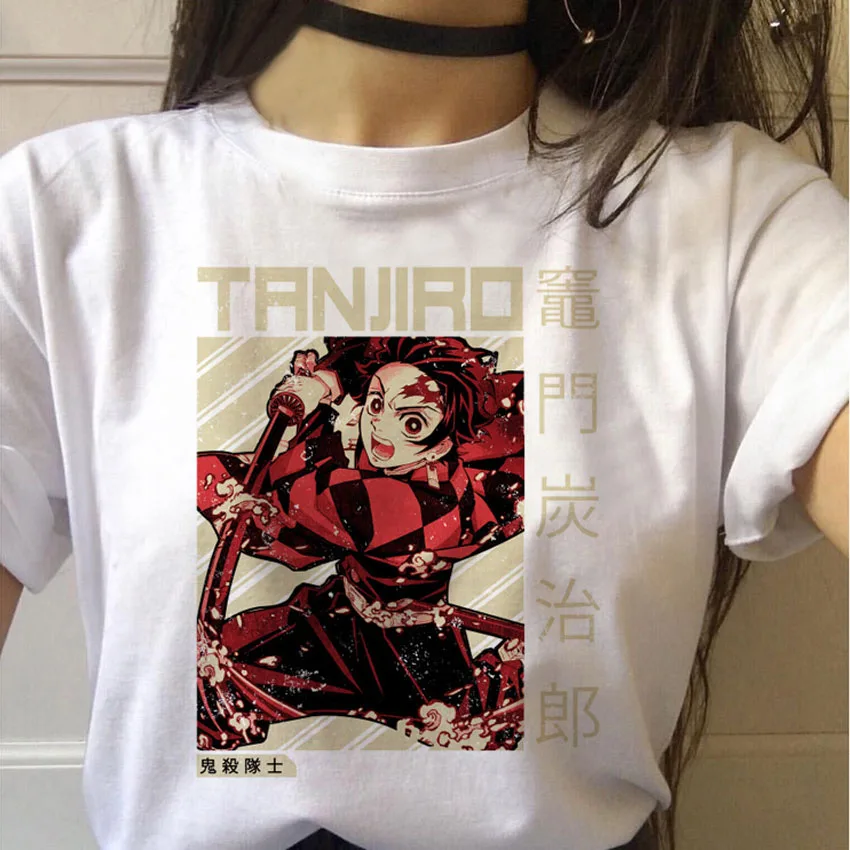 

Women-Japanese-Anime-Kimetsu-No-Yaiba-90s-Funny-T-shirt-Harajuku-Devil-Killer-Print-T-shirt-1