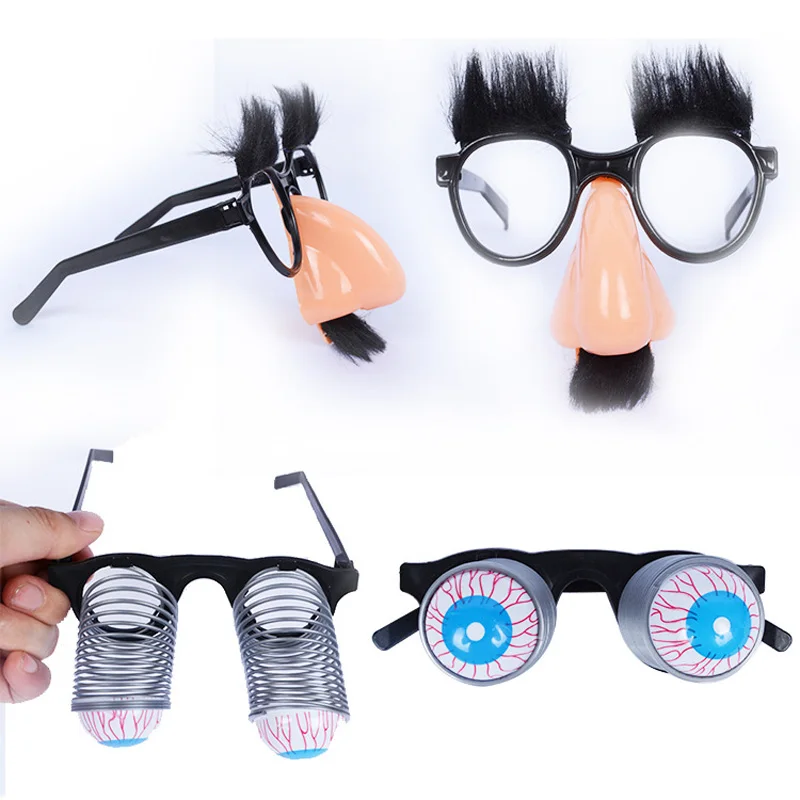 2 шт./Товары для вечеринок домашних животных пушистый нос и очки Классическая