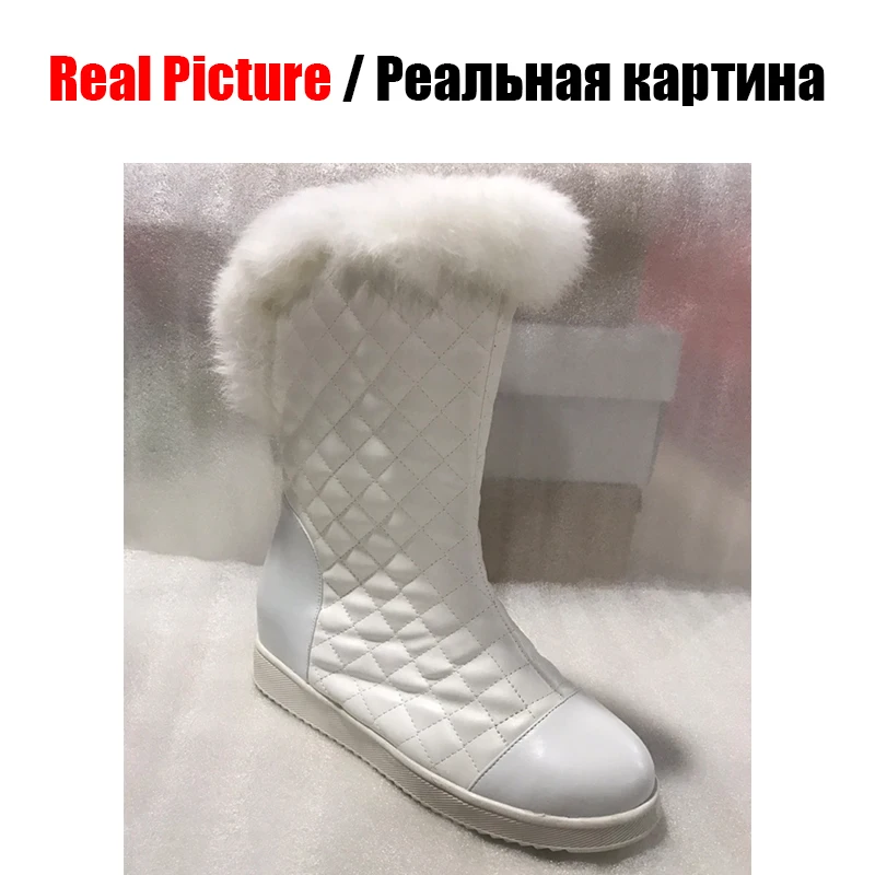 DoraTasia, новые популярные женские зимние ботинки однотонные зимние ботинки с искусственным мехом, увеличивающие рост женская обувь 31-41
