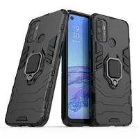 shockproof ring stand armor tpu bumper coque cover for oppo a53 a32 2020 6 5 inch fundas hard pc protective shell case
