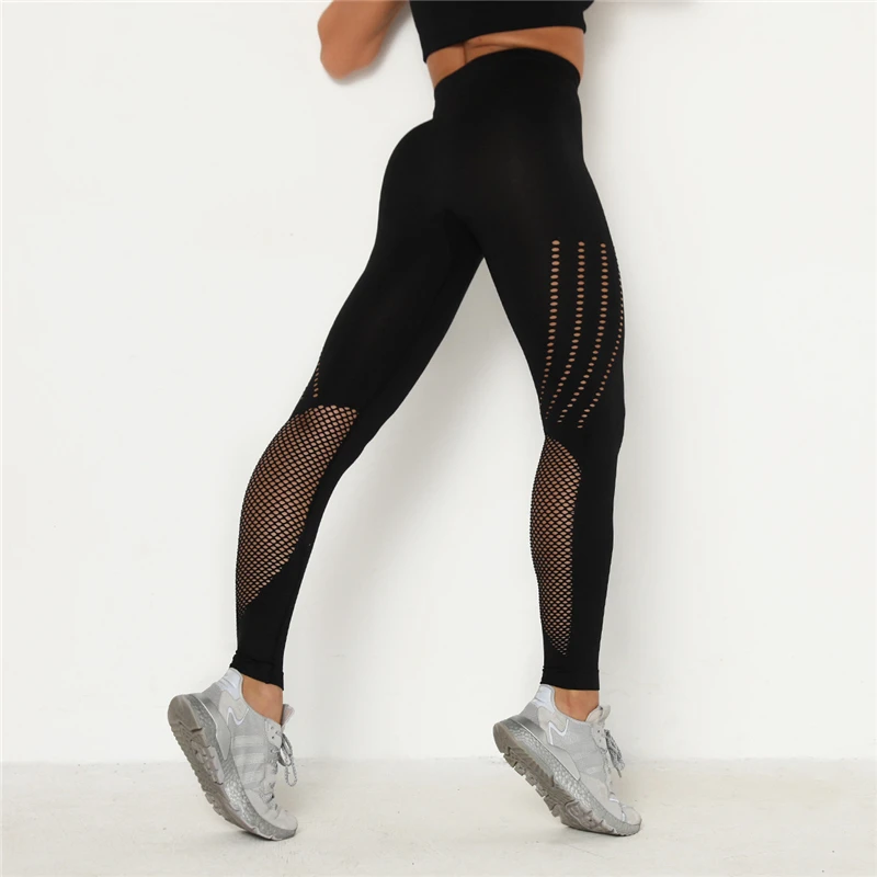 

2020 New Women Pants Fitness Leggings Push UP High Waist Legging Women Sexy Breathable Feamle Workout Leggins Mujer