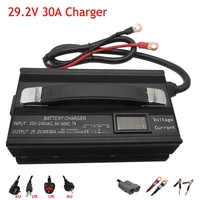 1100w 29 2v 30a lifepo4 fast charger 8s 24v lfp solar energy storage touring car ebike agv iron phosphate ups battery charger