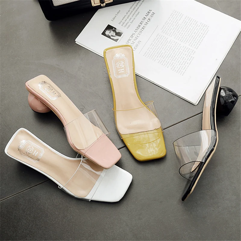 2019 г. женские летние туфли на платформе Каблук 5 см высокий каблук толстый желтые