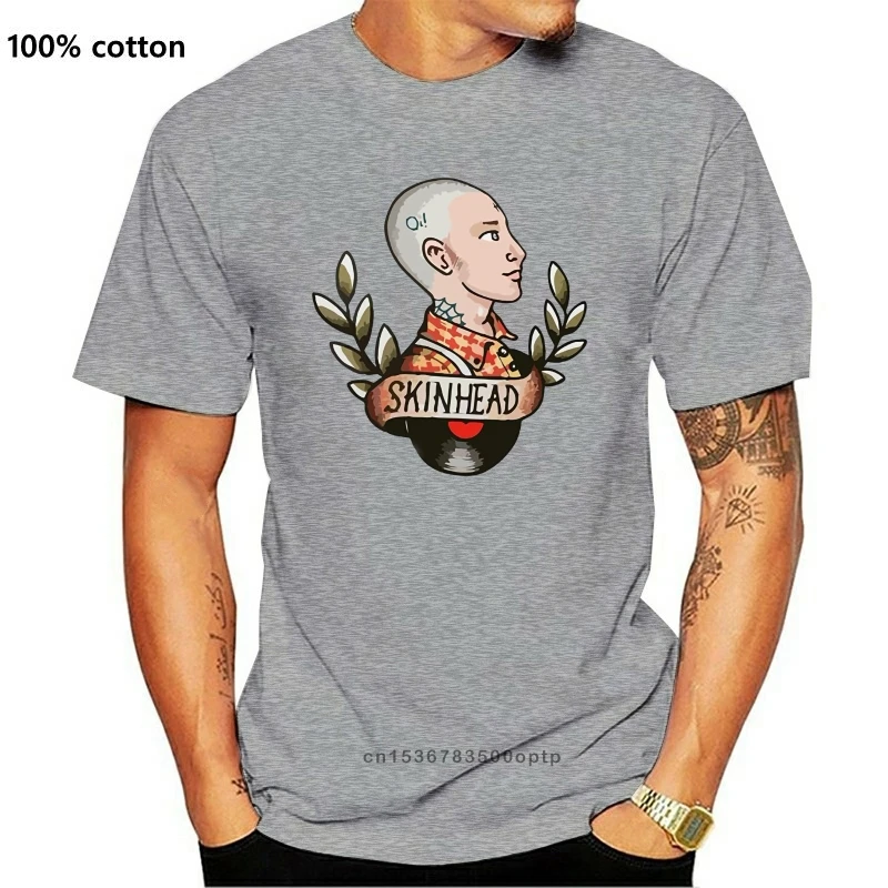 

2021 Мужская забавная футболка с коротким рукавом и круглым вырезом из 100% хлопка, лучшие футболки с татуировками и изображением кожи