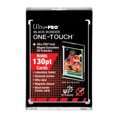 Ultra Pro кубики для карточек 35PT/55PT/75PT/130PT/180PT для звездных карт Бейсбол Баскетбол Футбол карты карта «Делюкс» - Цвет: 35PT BLACK BORDER